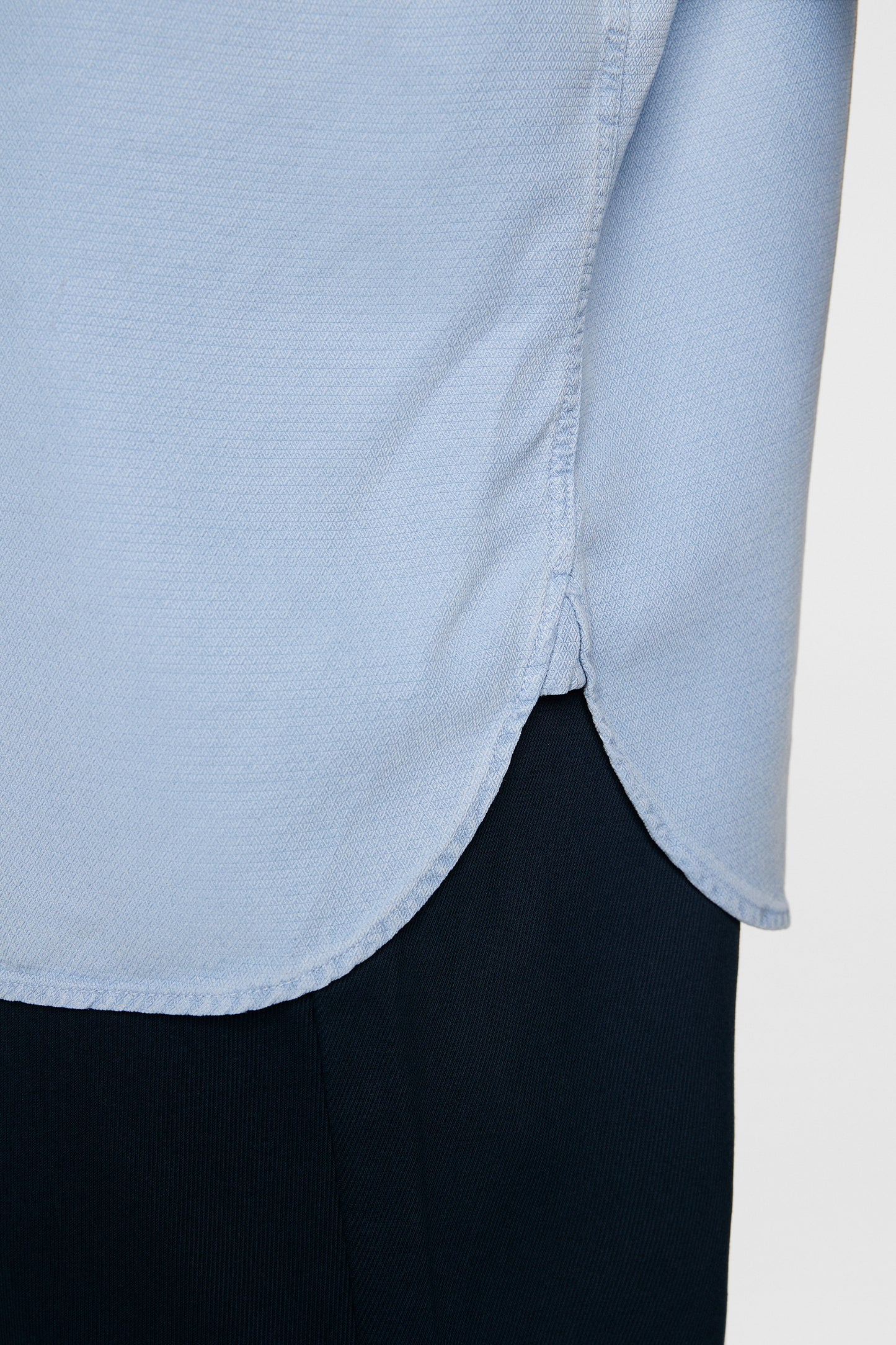 Reg LS Struct Gmd Tencel Shirt / Rain Washed