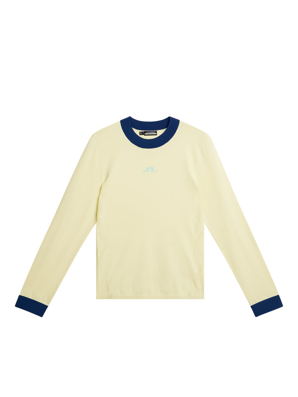 Meadow Knitted Sweater / Wax Yellow
