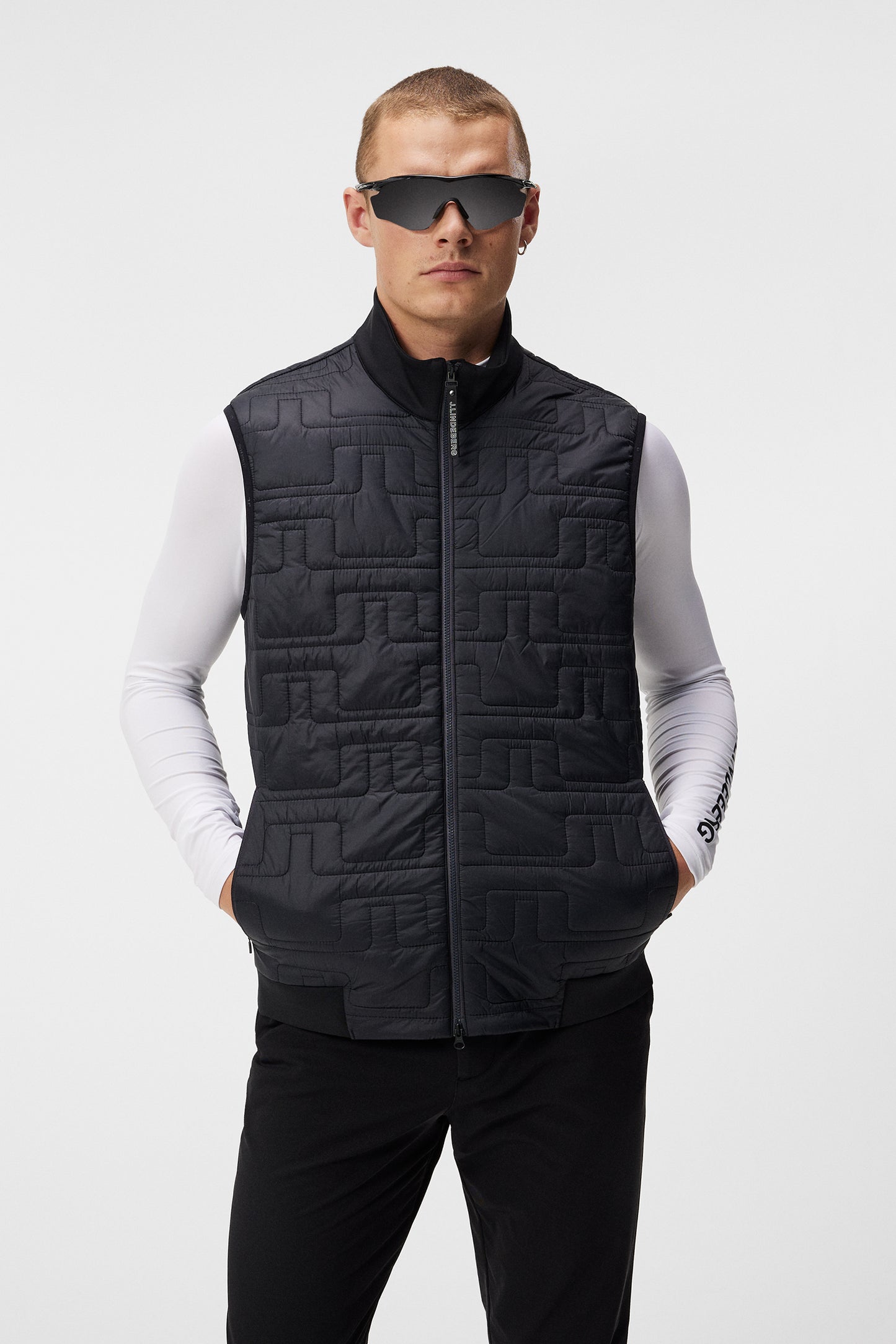 Quilt Hybrid Vest / Black – J.Lindeberg