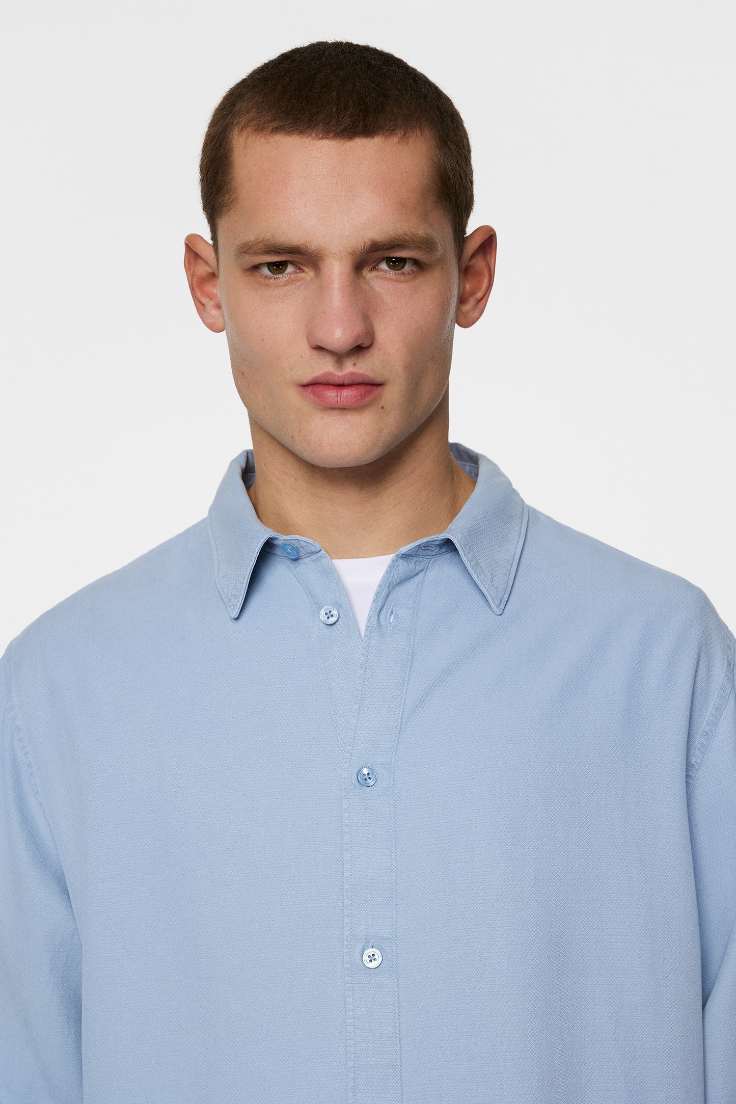 Reg LS Struct Gmd Tencel Shirt / Rain Washed