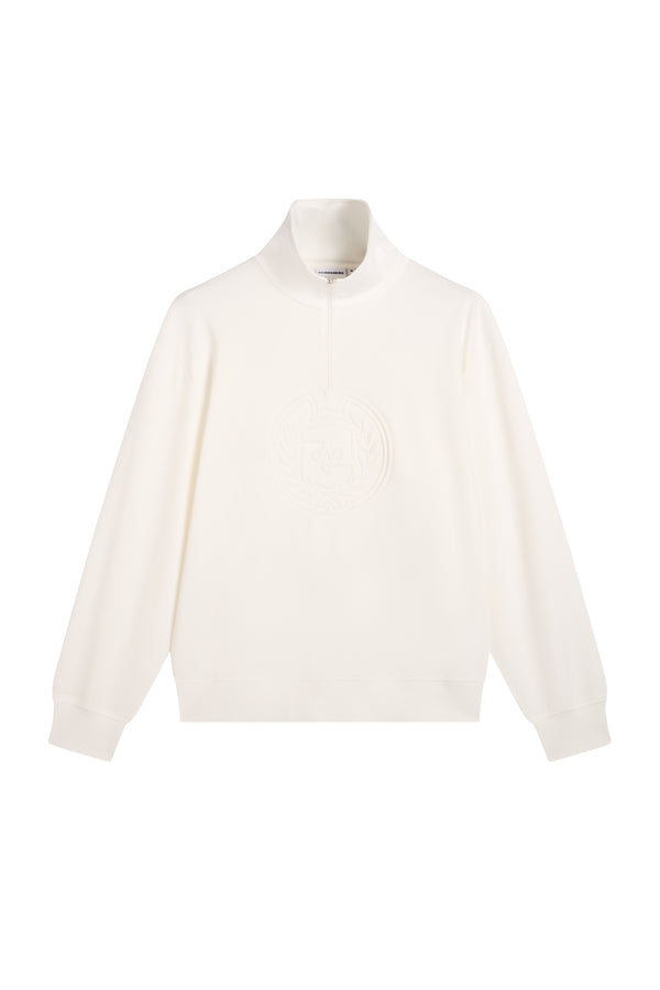 Callan Seasonal Quarter Zip / Snow White