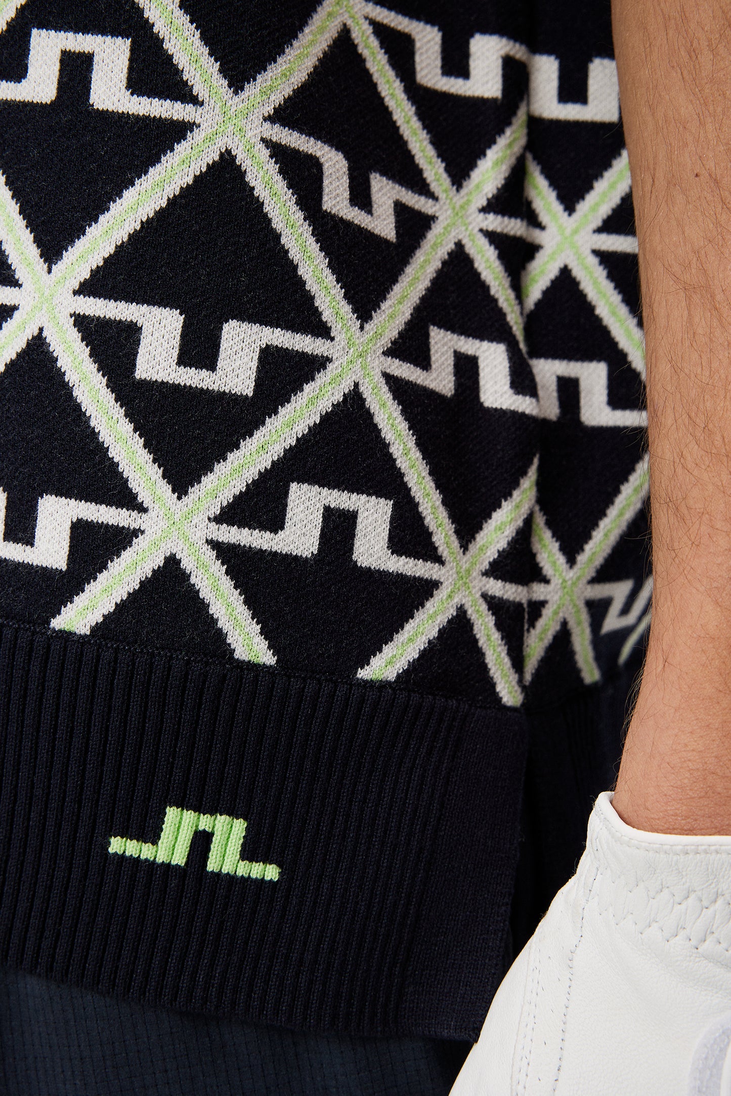 Elian Knitted Vest / Geo JL Navy