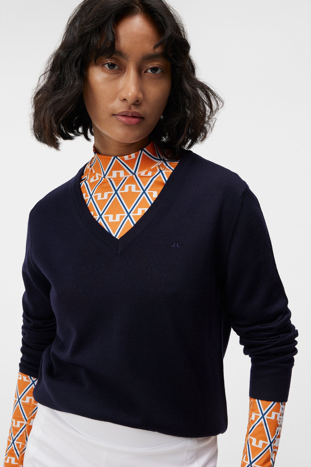 Amaya Knitted Sweater / JL Navy