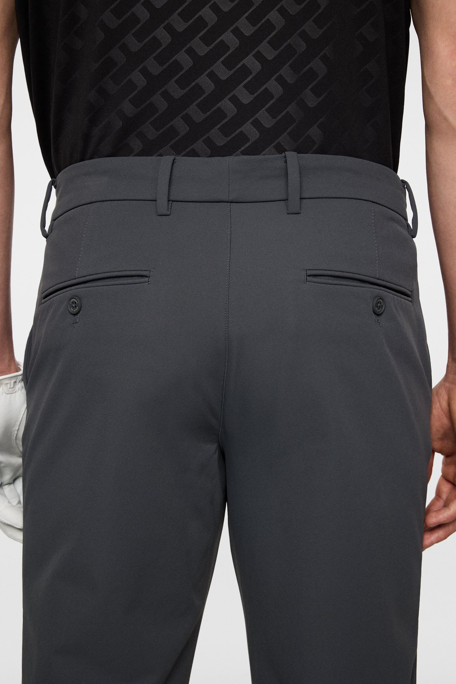 Axil Fleece Twill Pant / Asphalt | J.Lindeberg Official