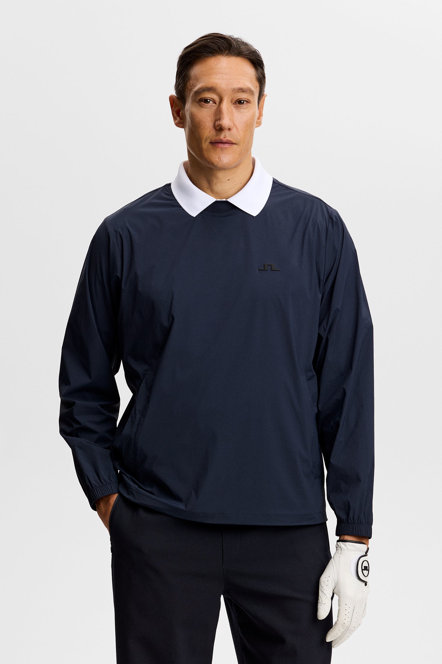 Ulf Crewneck Windbreaker / JL Navy | J.Lindeberg Official