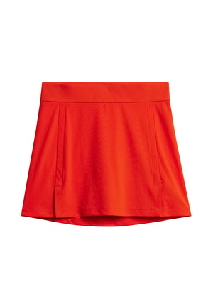 Amelie Mid Skirt / Tangerine Tango