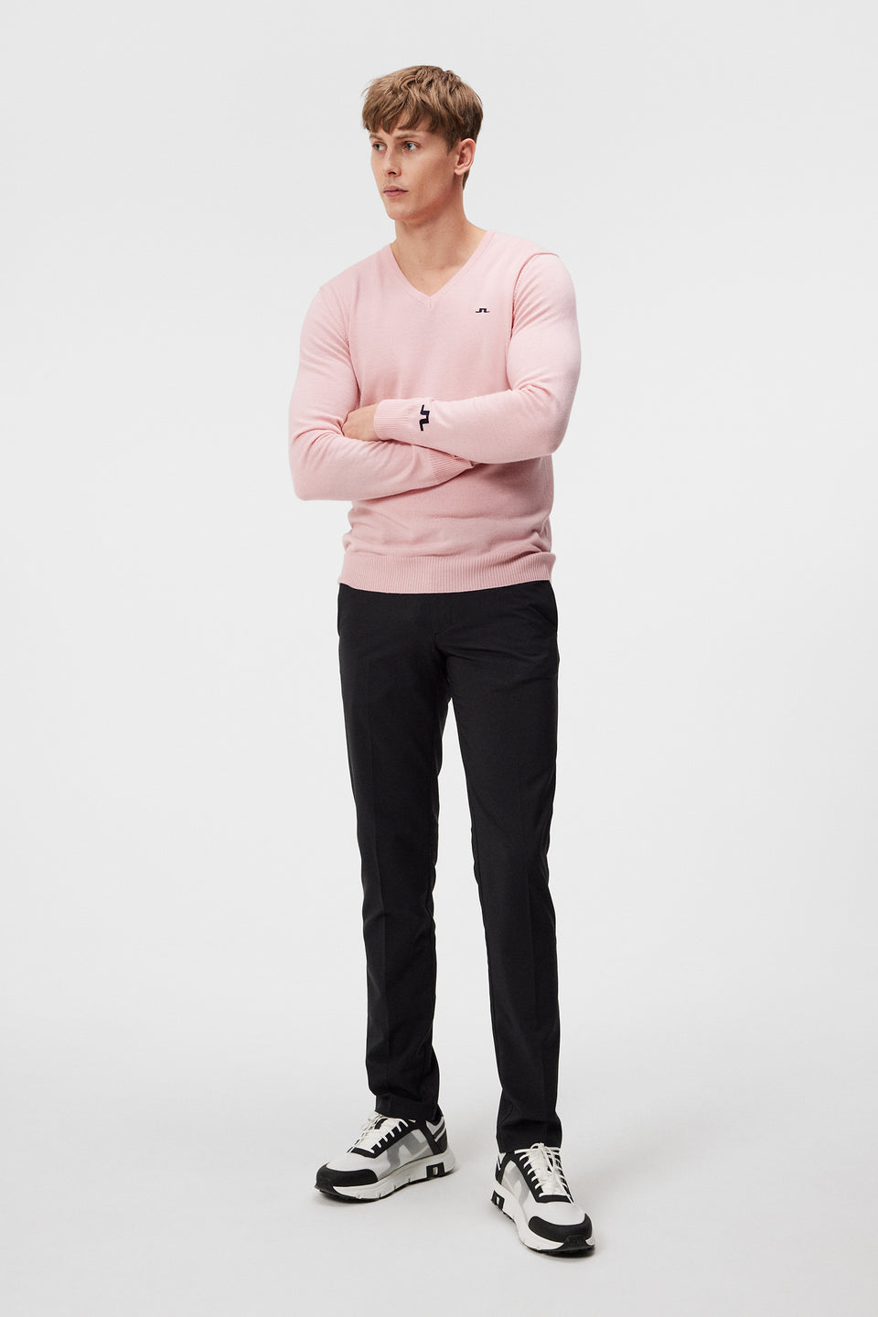 Lymann Knitted Sweater / Powder Pink