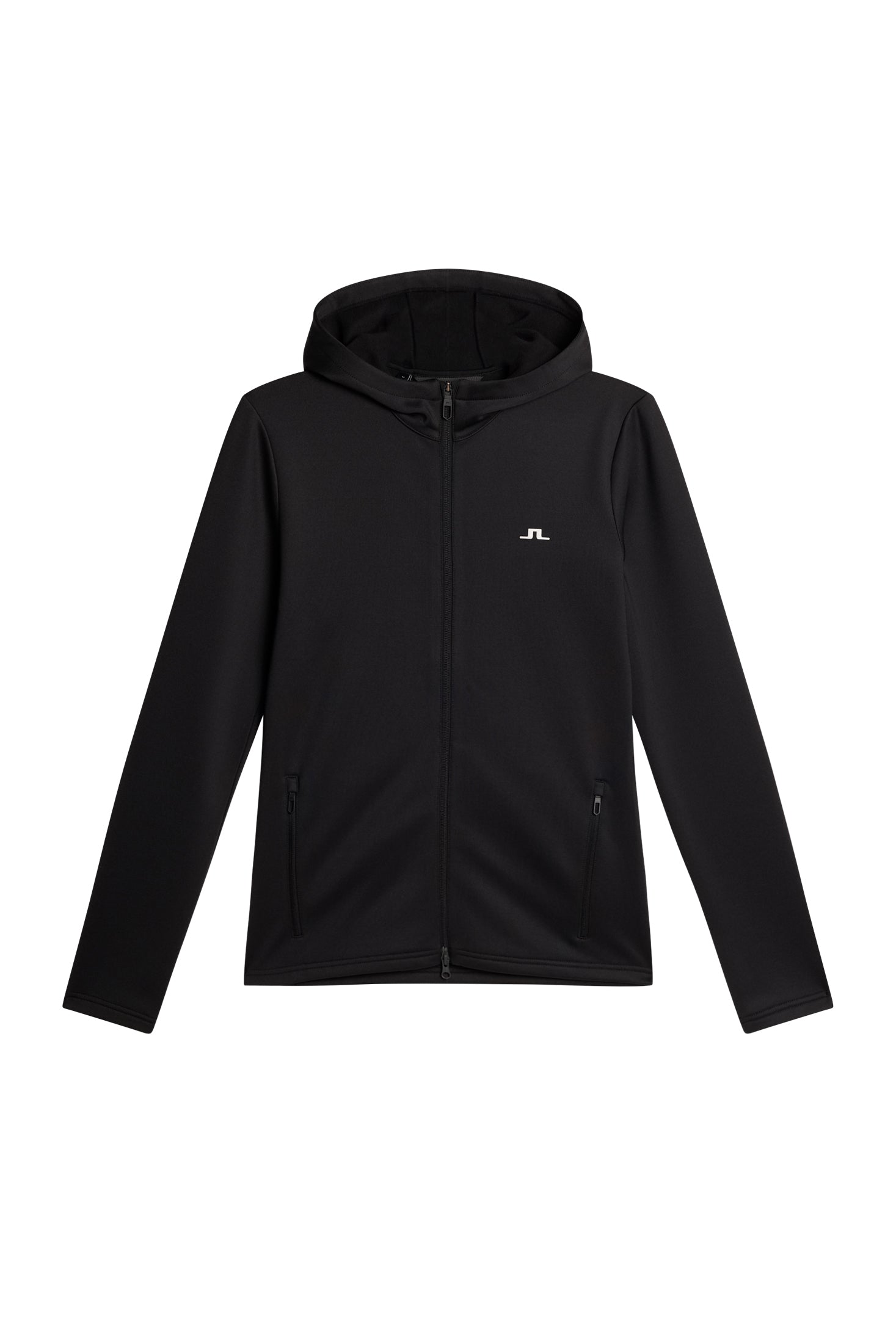 Jlindeberg 黒 ジッパー付き ジャケット J.Lindeberg W Aerial Zip Hood Stretch Jacket in black buy