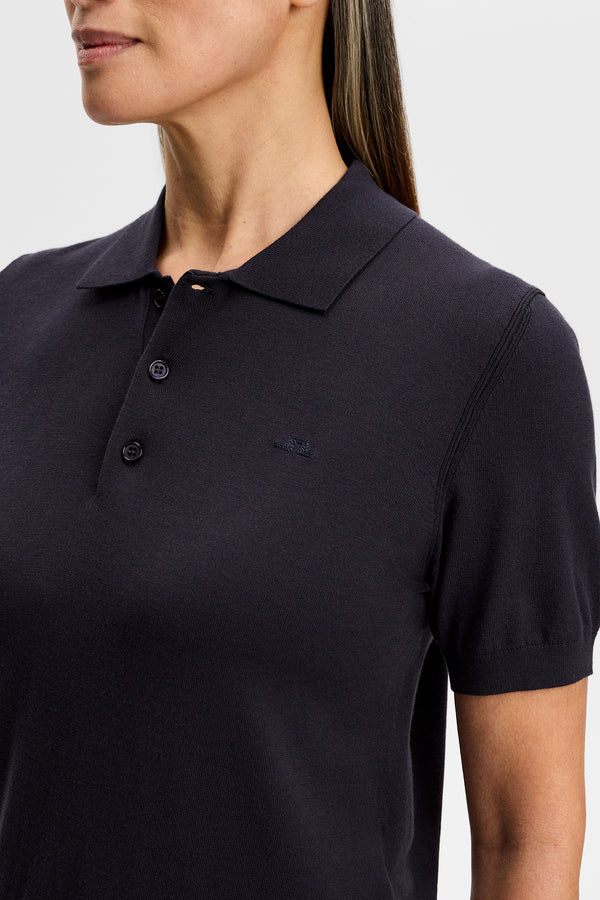 Blake SS Knit Polo / JL Navy