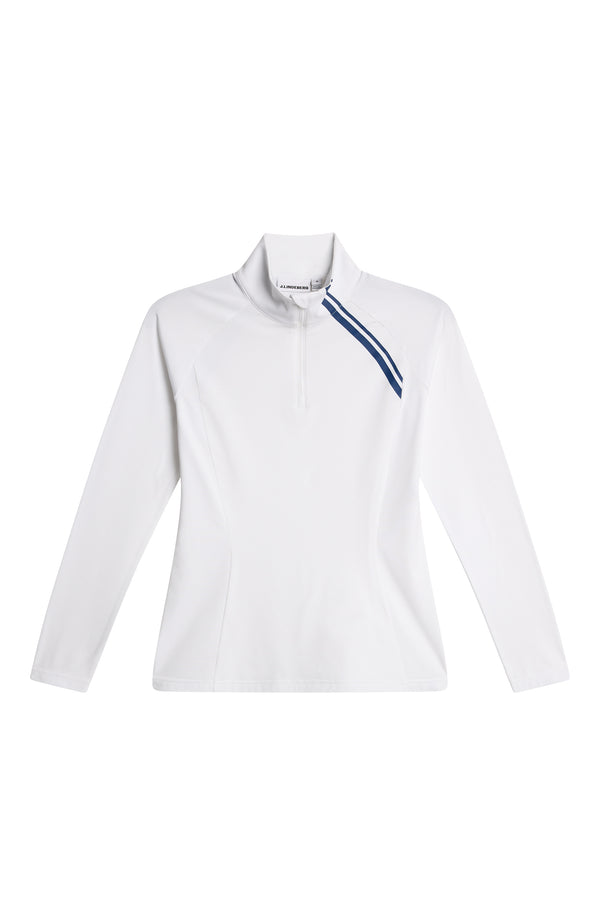 Nadu Qaurter Zip Mid Layer / White