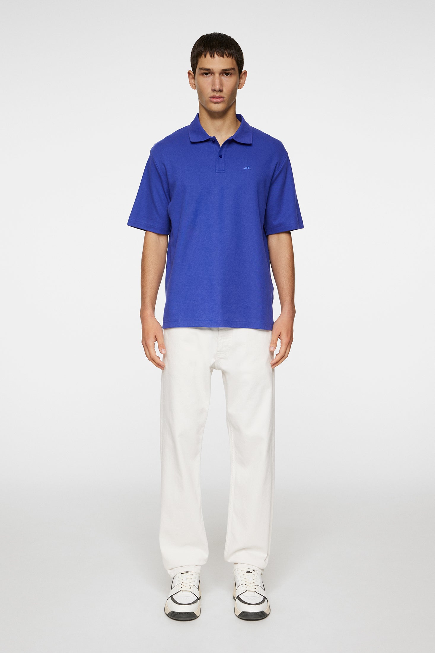 Trond Polo Pique / Clematis Blue | J.Lindeberg Official