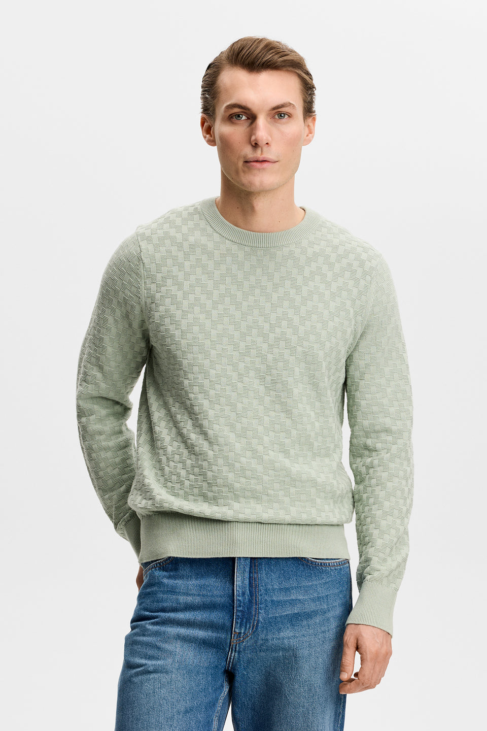 Arthur Knit Org Cotton / Jadeite