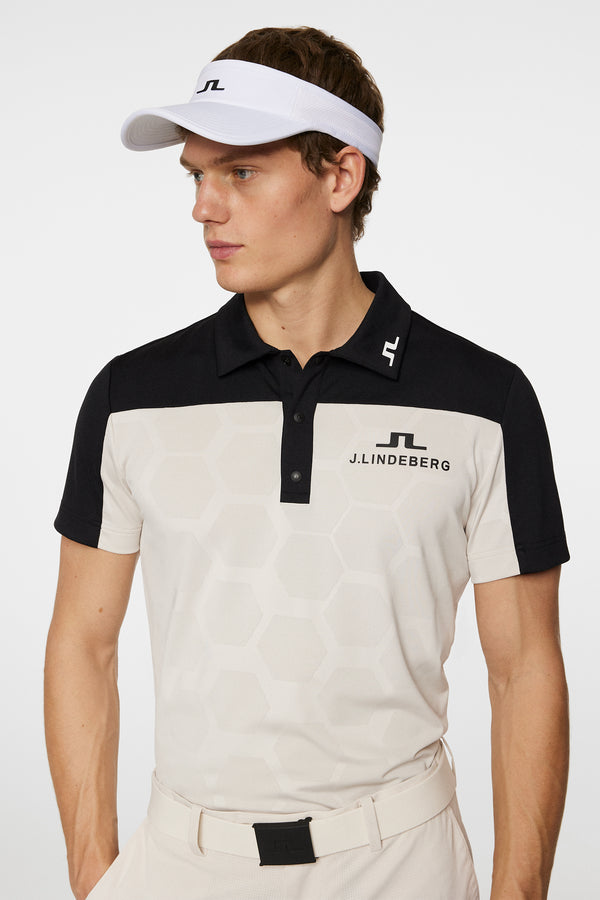 Anders Tour Mesh Slim Fit Polo / Black