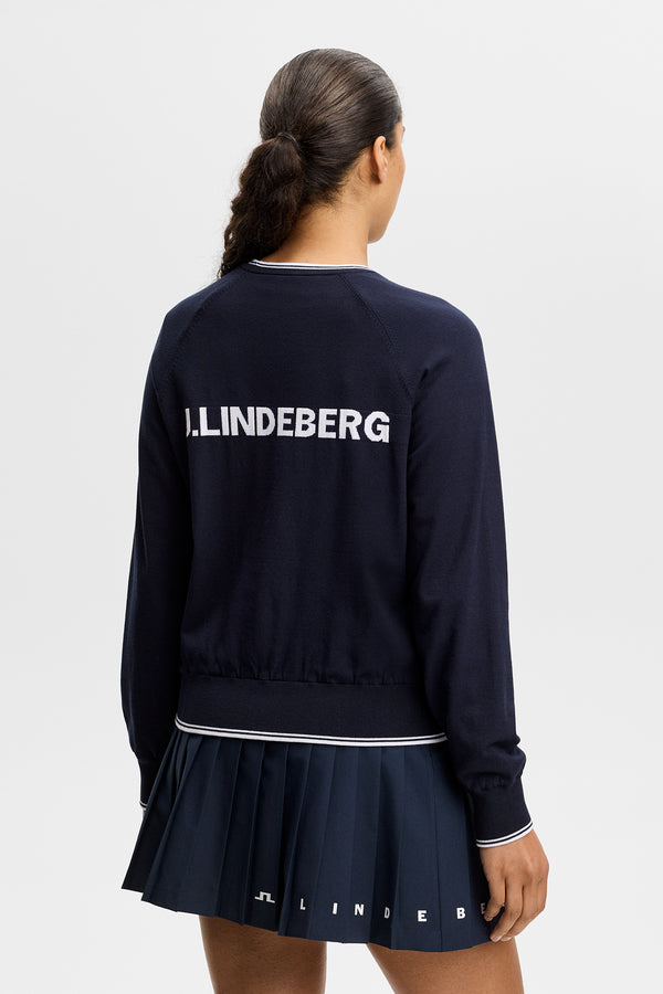 Clarissa Windbreaker Sweater / JL Navy