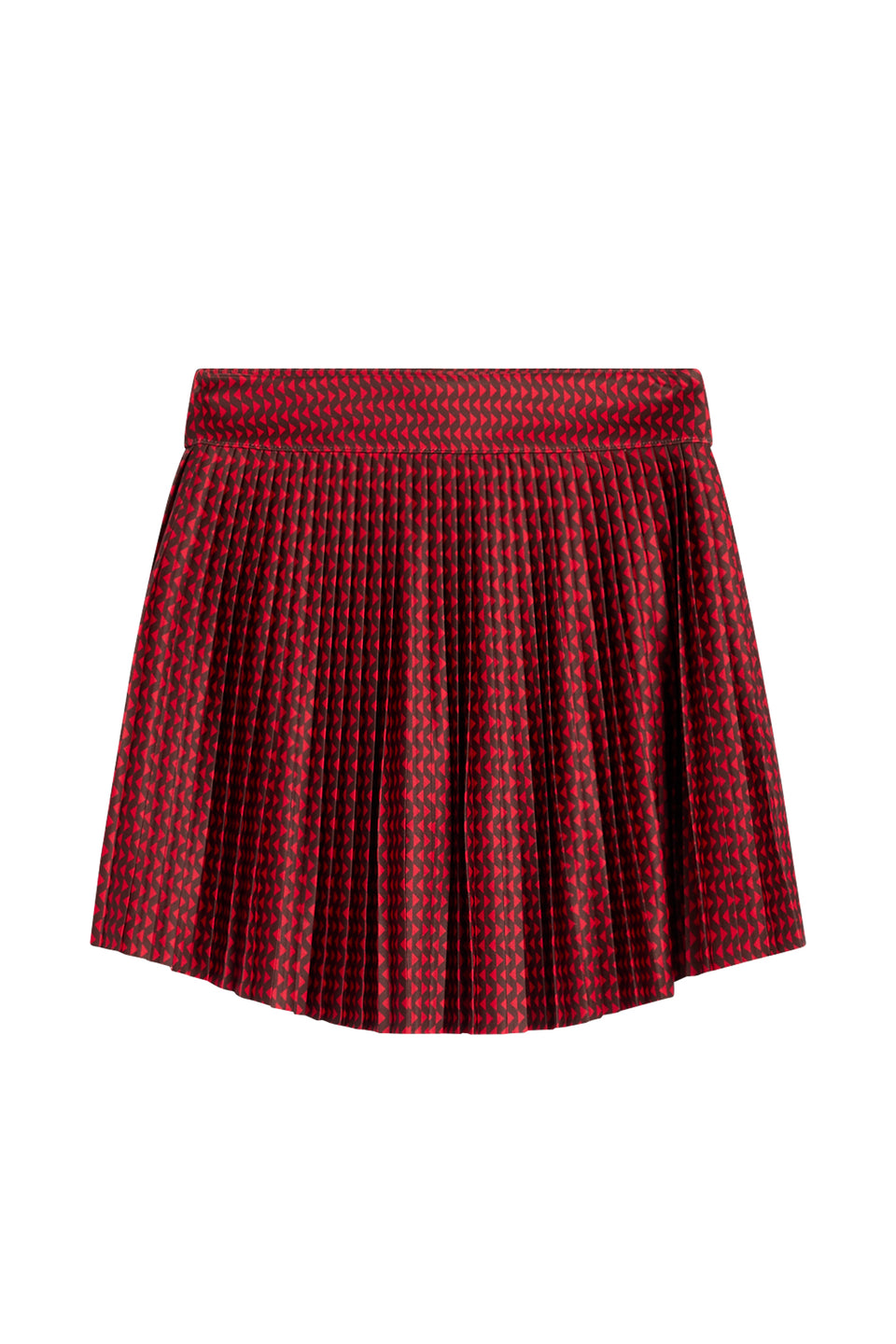 Brooke Print Skirt / Diamond Seal Red S