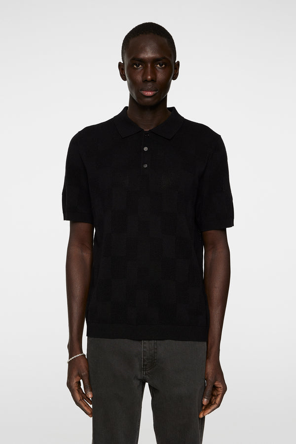 Reymond Stacked Bridge Polo / Black
