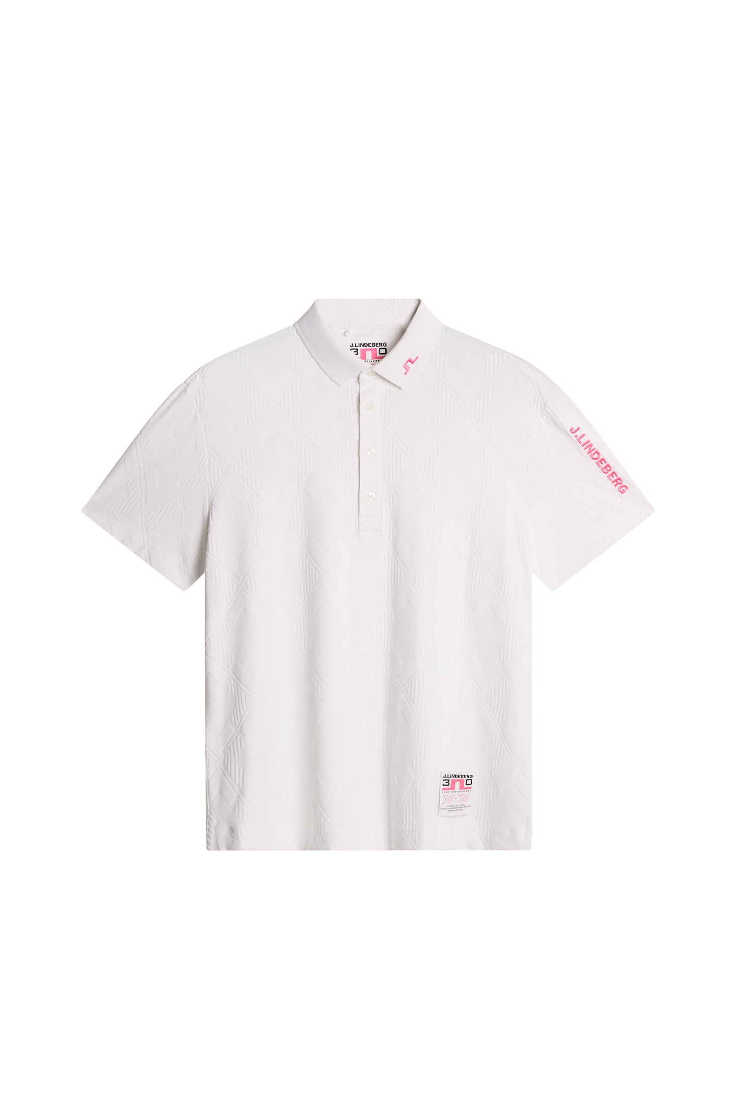 30Y Matt Relaxed Polo / White | J.Lindeberg Official