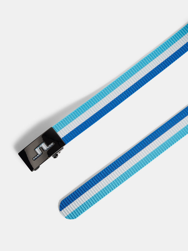 Roy Webbing Stripe Belt / Baltic Sea