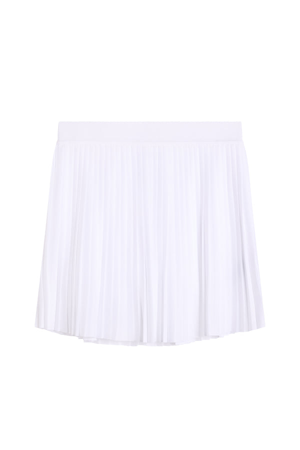 Brooke Pleated Skirt / White