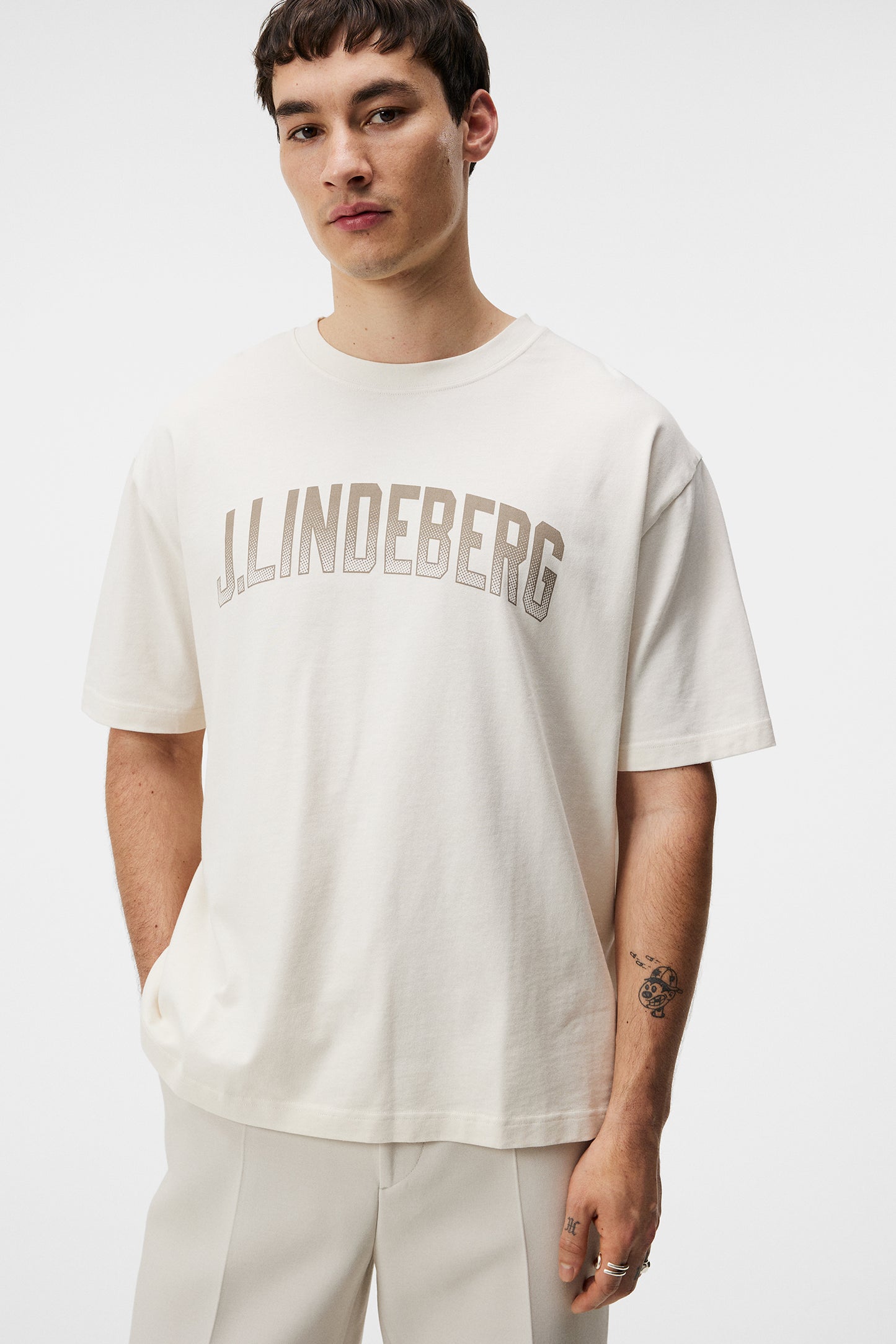 Tjorn Boxy Printed T-shirt / Cloud White