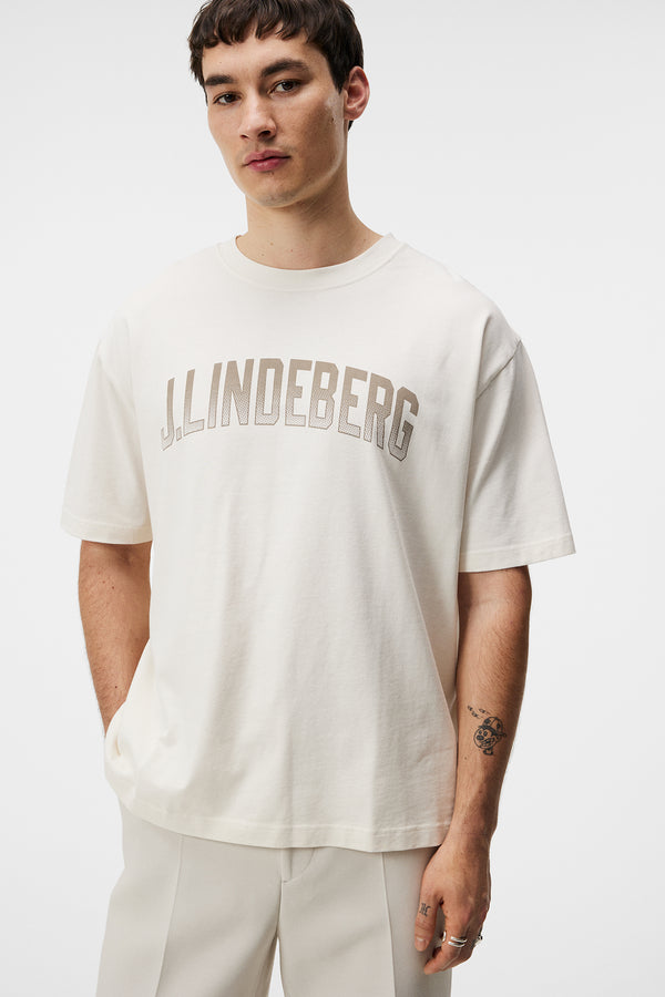 Tjorn Boxy Printed T-shirt / Cloud White