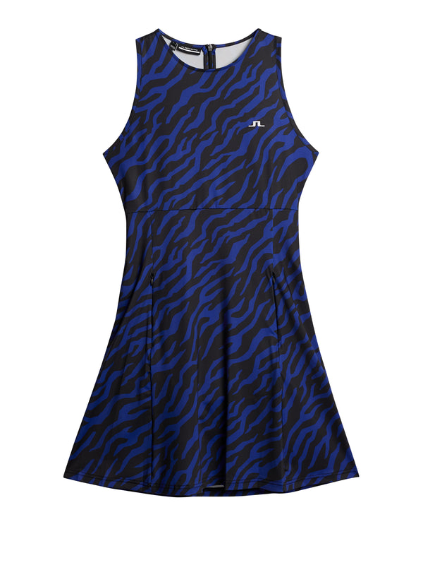 Cora Print Dress / Tour Tiger Clematis M