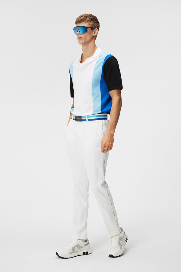 Stuart Stripe Pant / White