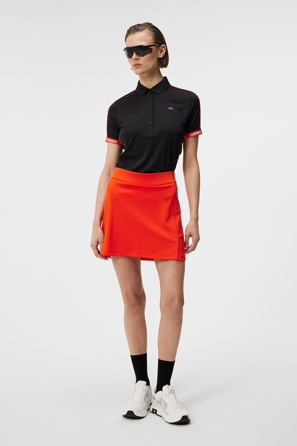 Amelie Mid Skirt / Tangerine Tango