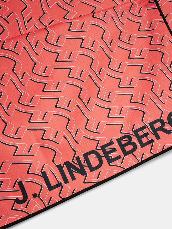 JL Printed Towel / Bridge Spray Coral