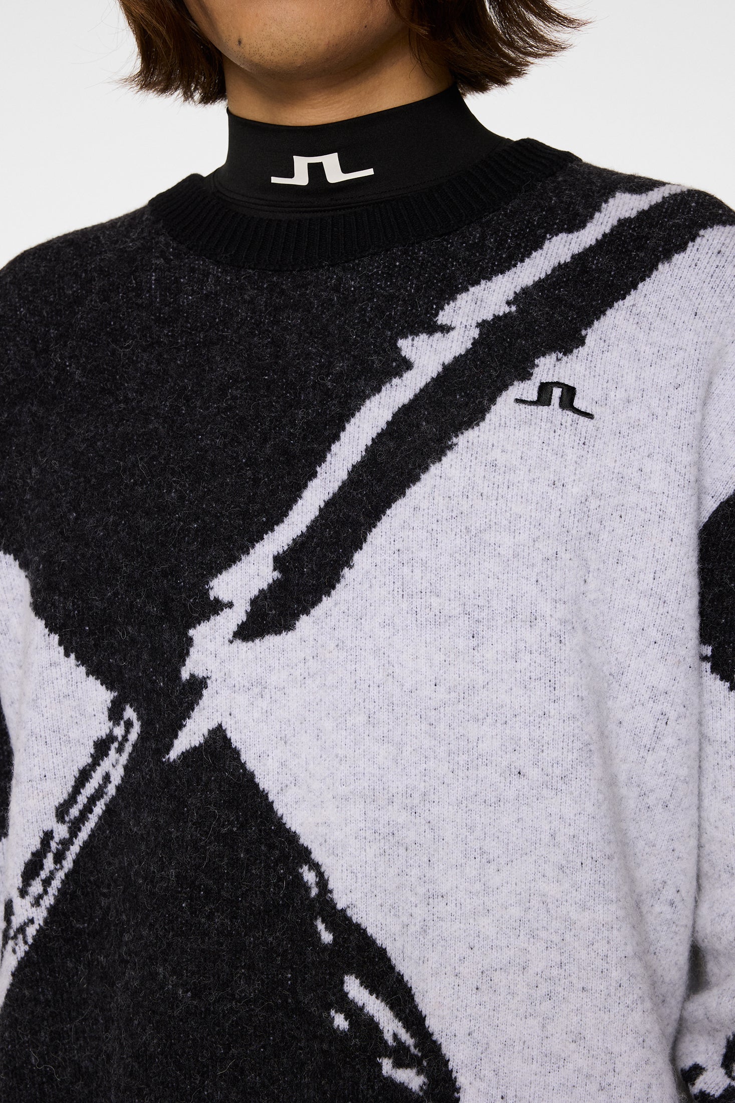 Jaxton Knitted Sweater / Black | J.Lindeberg Official