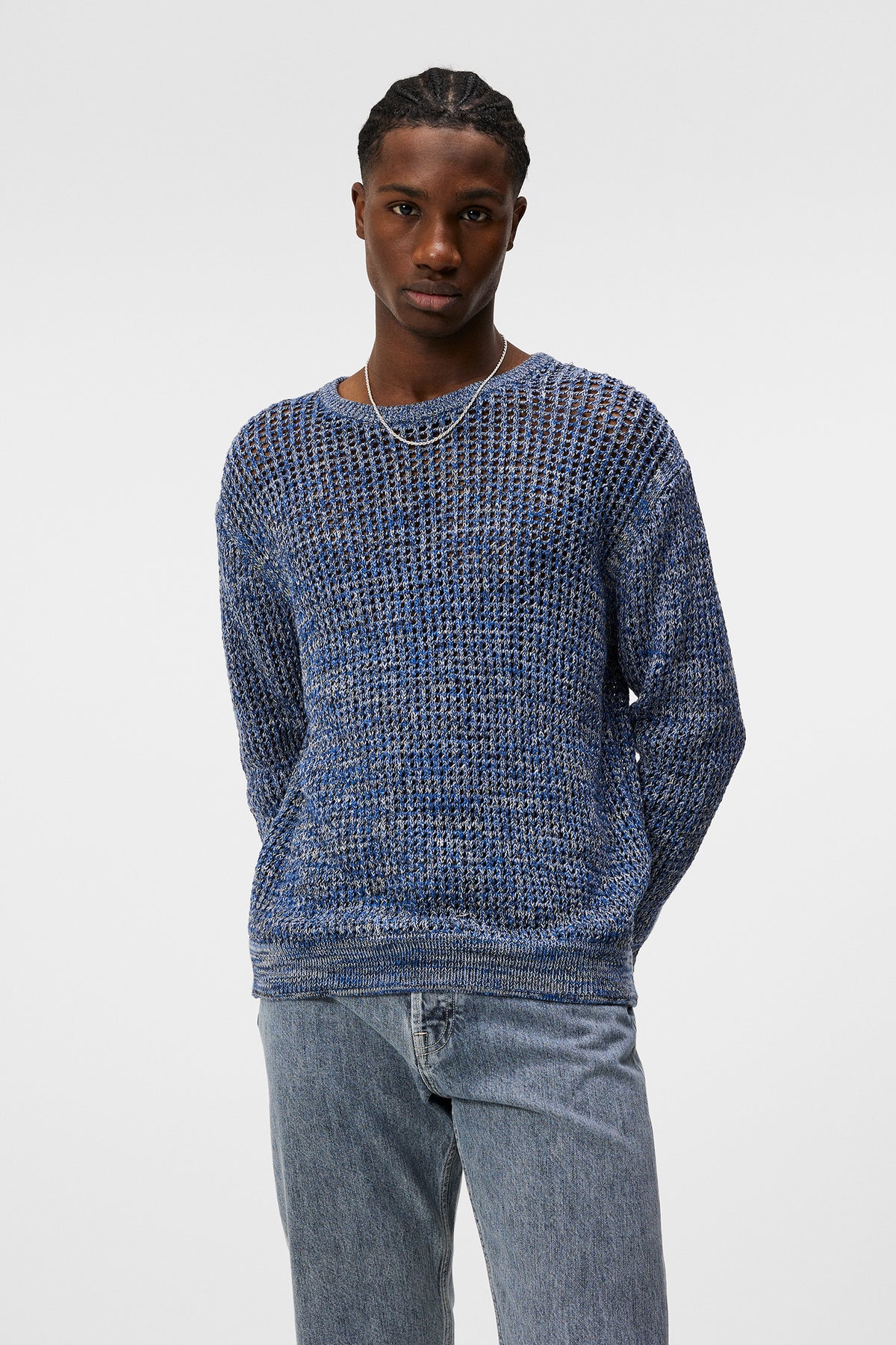 Glose Loose Knit Sweater / Bijou Blue –