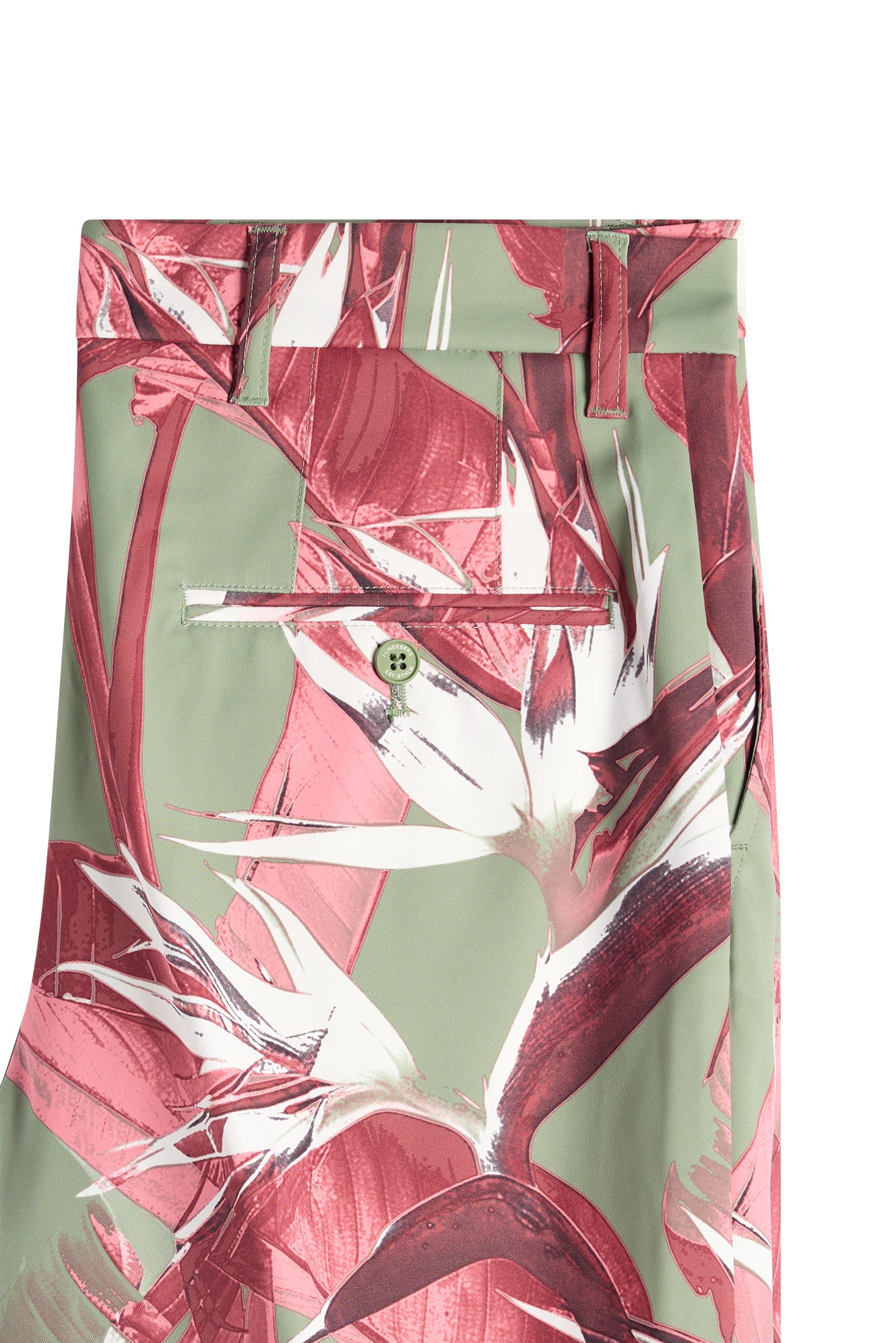 Eloy Print Shorts / Paradise Hedge Green M | J.Lindeberg Official