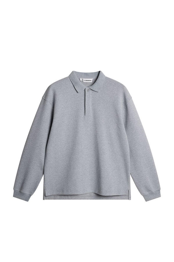 Cadan Polo Sweater / Medium Grey Melange