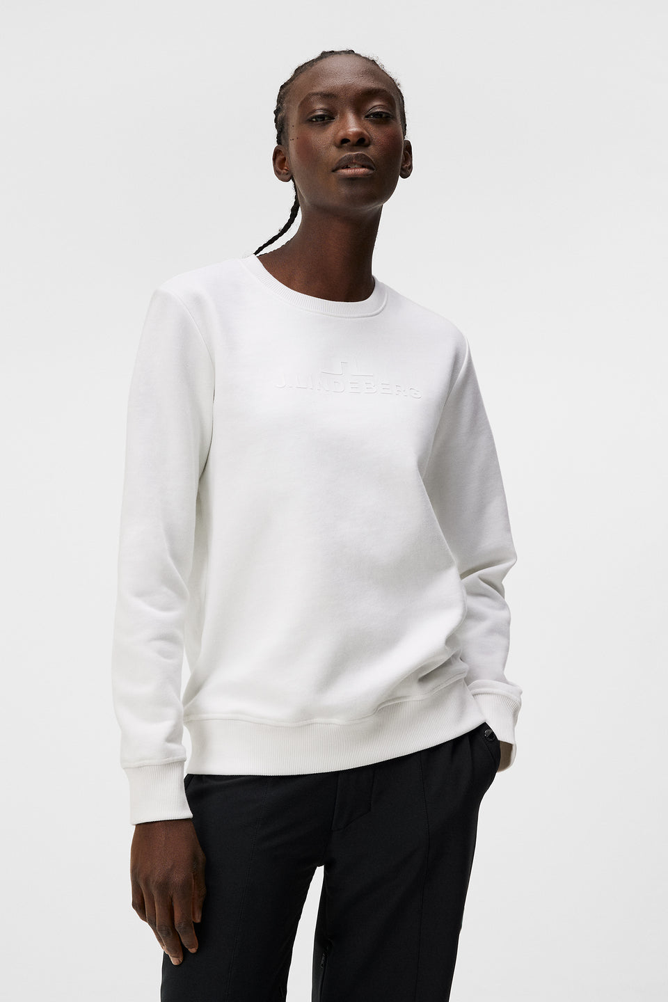 W Alpha Crew Neck / White