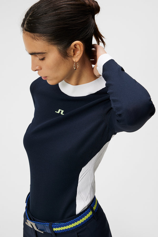 Meadow Knitted Sweater / JL Navy