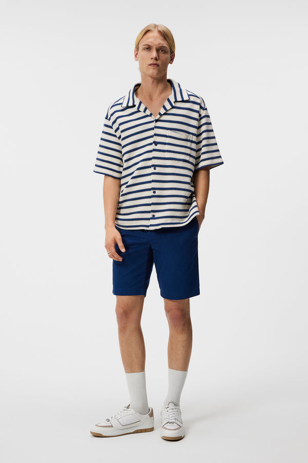 Nathan Cloud Satin Shorts / Estate Blue