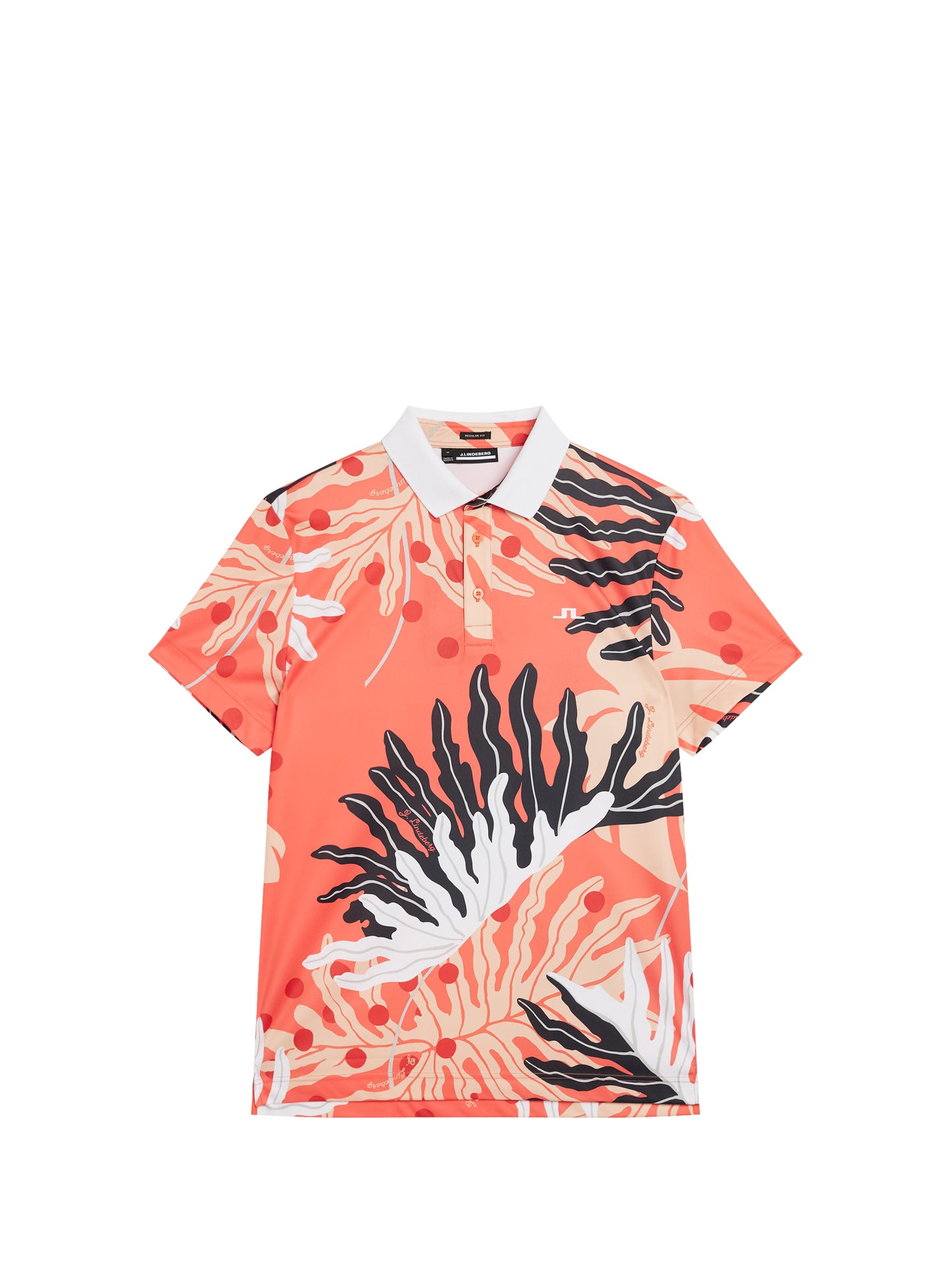 Martin Print Regular Fit / Paradise Monstera Coral