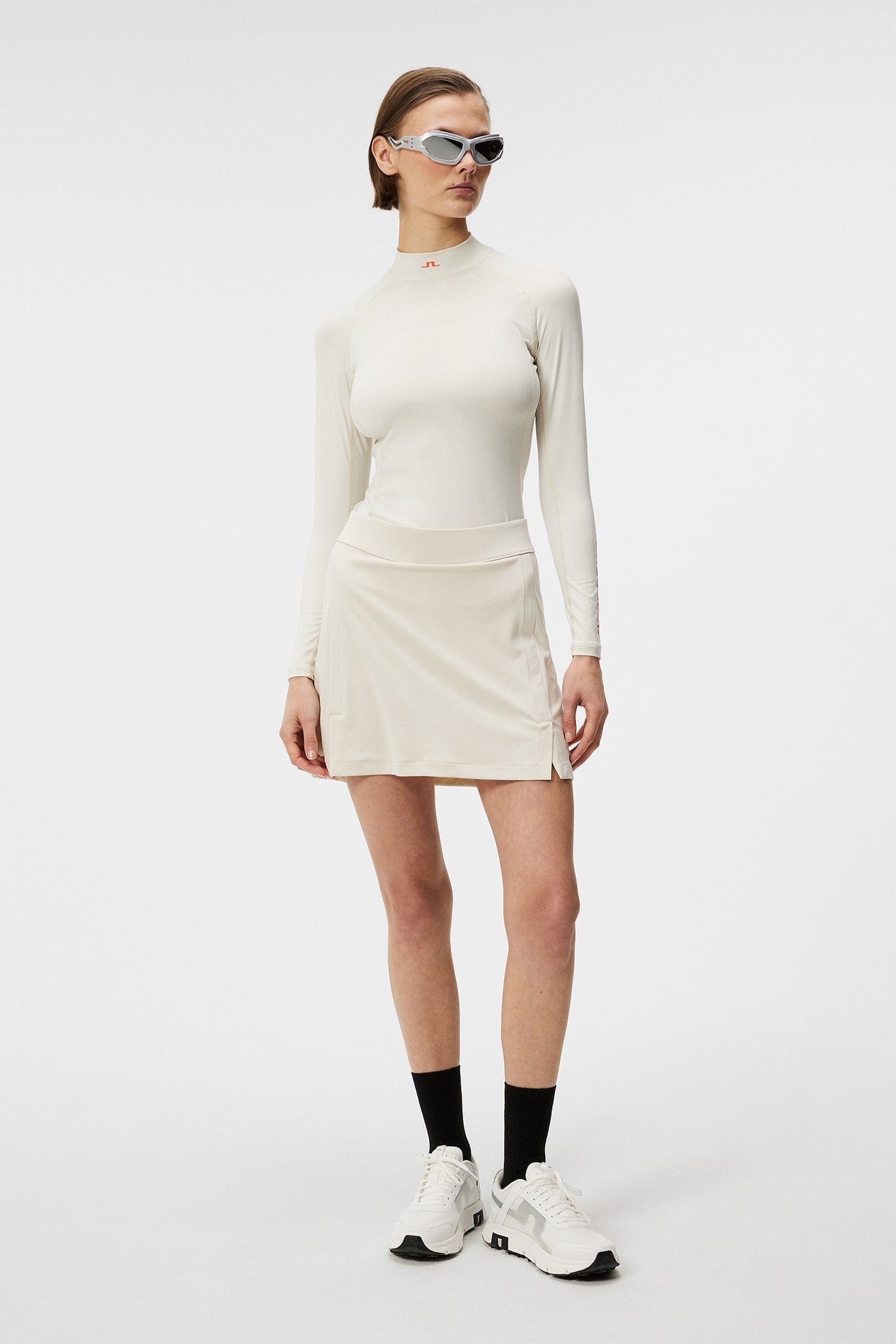 Amelie Mid Skirt / Almond Milk