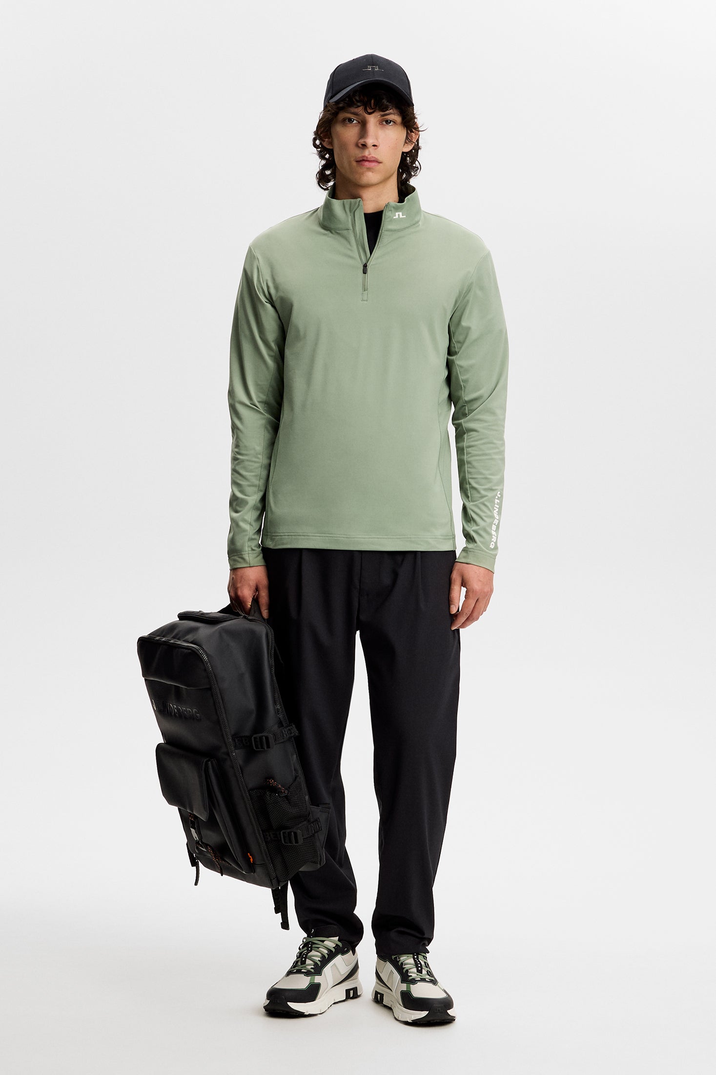 Tour Tech Mid Layer / Hedge Green – J.Lindeberg EU