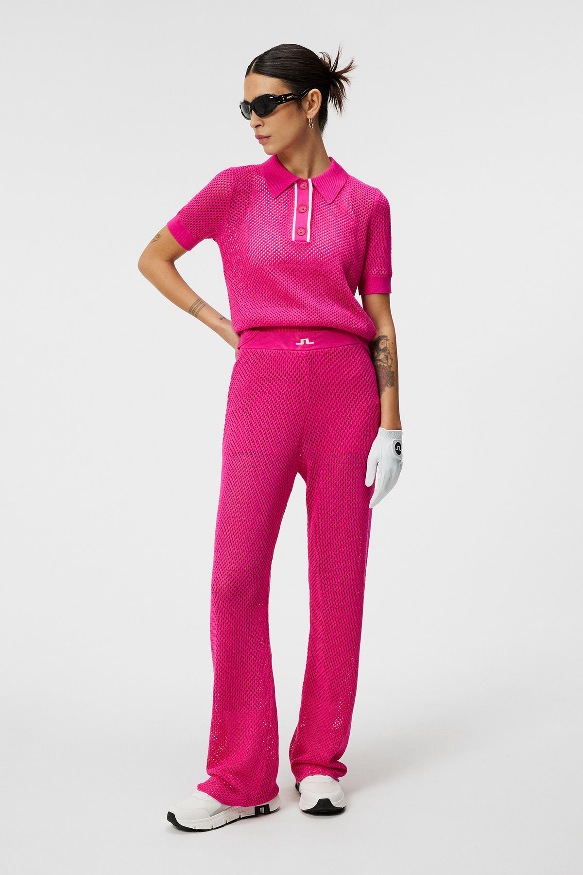 Korine Knitted Pant / Fuchsia Purple