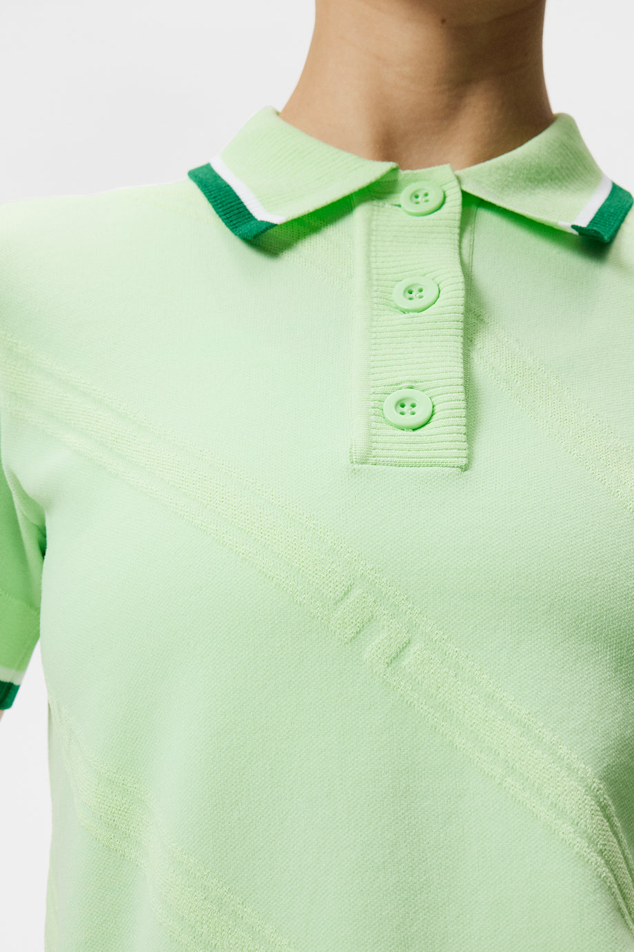 Feline Knitted Shirt / Patina Green