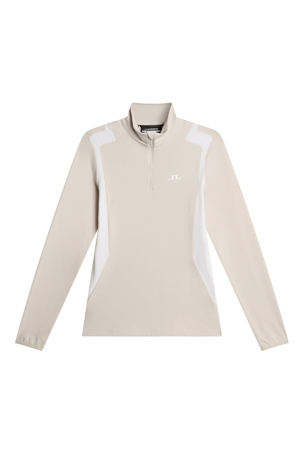 Mae Quarter Zip Mid Layer / Moonbeam