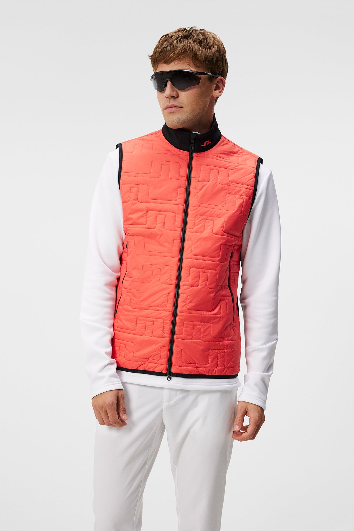 Stefano Hybrid Vest / Hot Coral