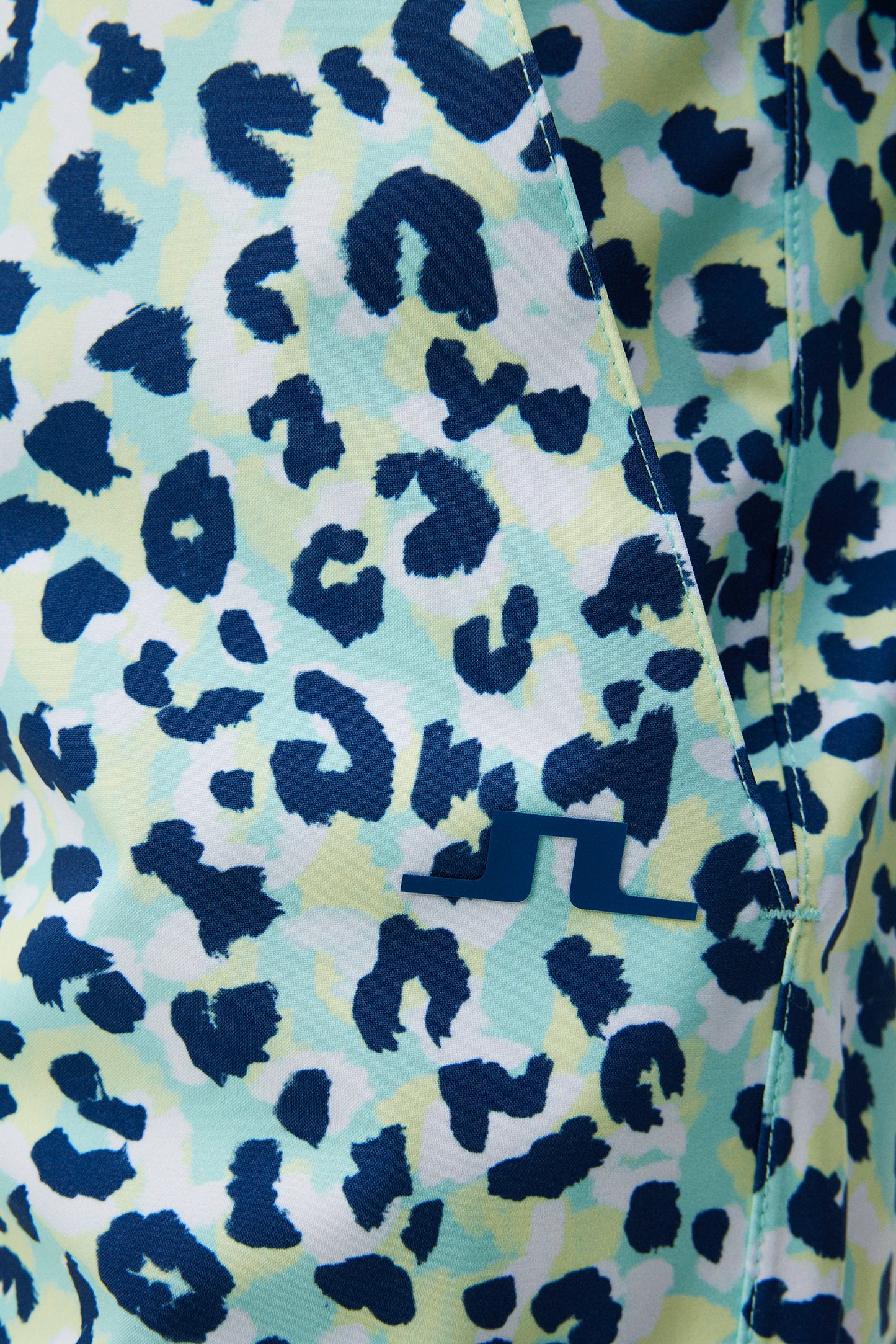 Evertine Rain Pant Print / Leopard Aruba Blue