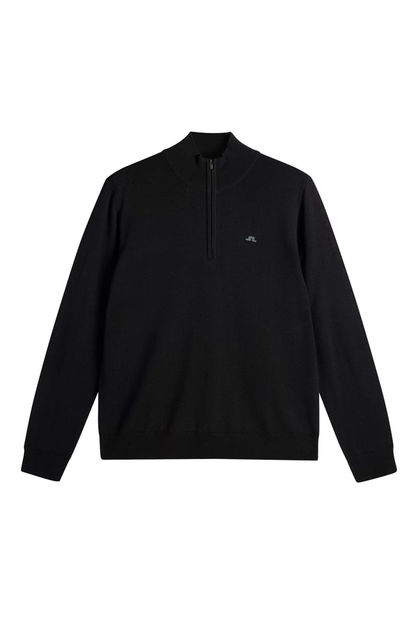 Kiyan Quarter Zip Sweater / Black