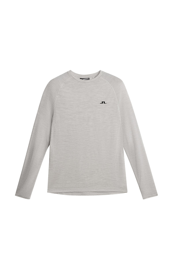Brent Wool Long Sleeve / Light Grey Melange