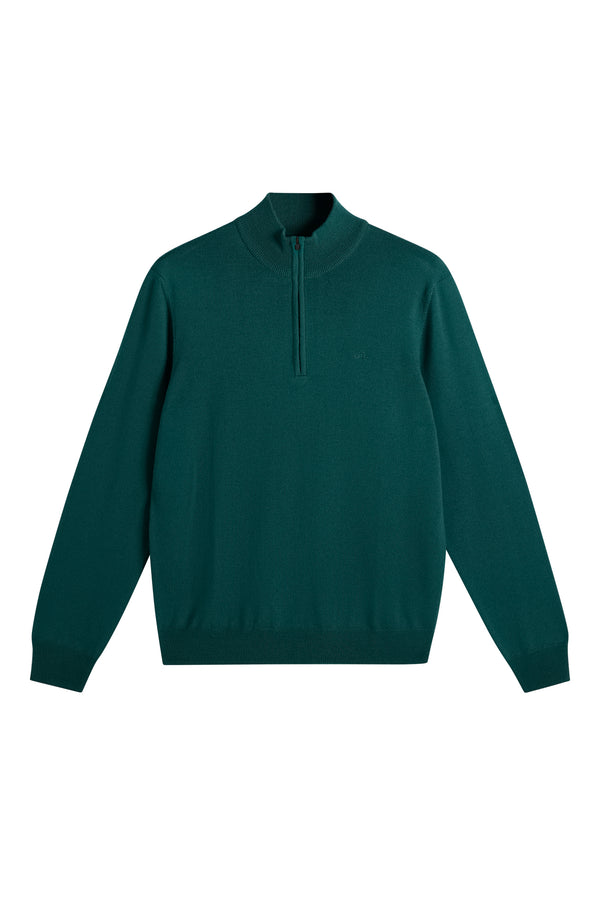 Kiyan Quarter Zip Sweater / Forest Biome