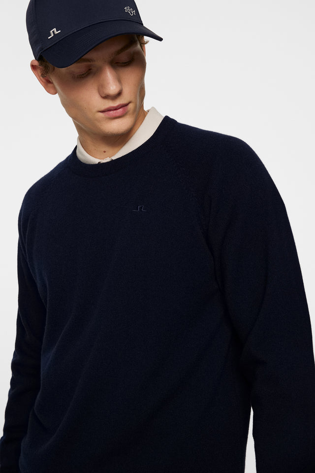 Pull Femme Glenmuir Coton Bleu - Taille S (UK8) - Col V, Manches Longues