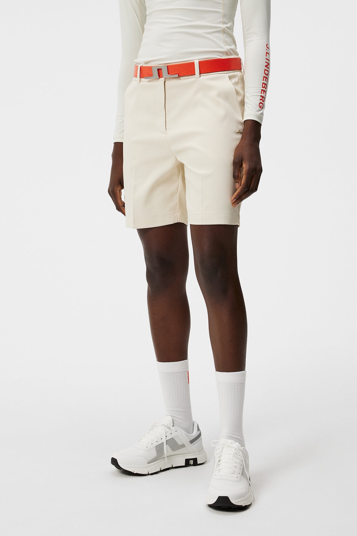 Gwen Long Shorts / Almond Milk