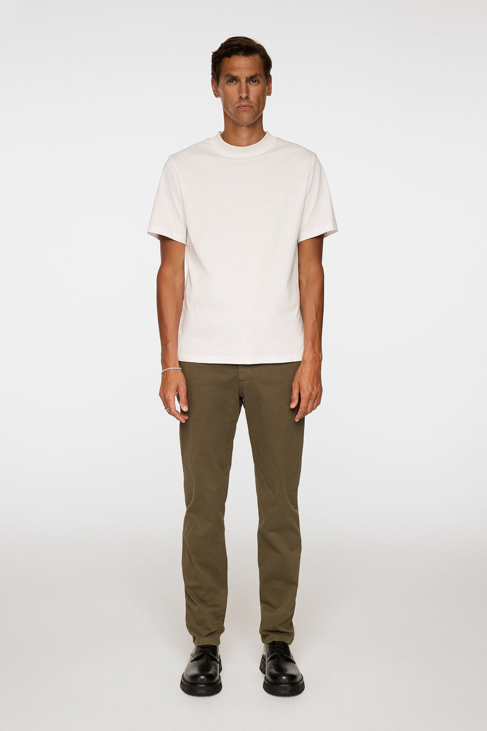 Ched Cotton Stretch Pants / Forest Green